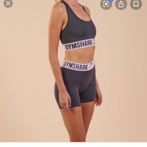 Gymshark Charcoal Grey & Pink shorts. Size Large